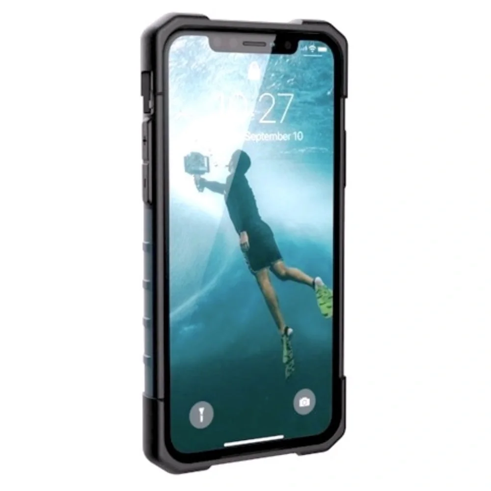 UAG Pathfinder iPhone X XS Rugged Cell Phone Case Slate Blue Drop Protection